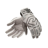 Guanti X TREME 23, un guanto off-road in bianco e nero. Design ergonomico e resistente. Di ELEVEIT MOTOBOOTS.